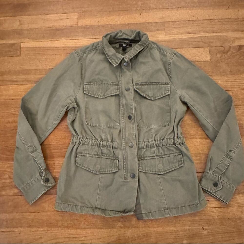 A.N.A Sage long sleeve utility jacket size medium M
 b42